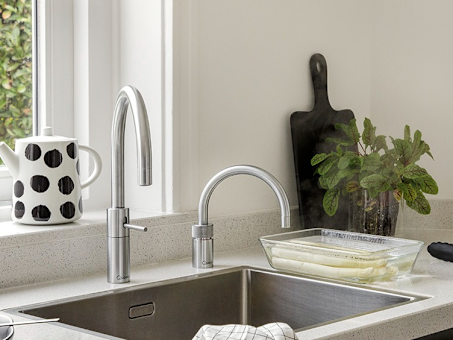 0963 Nordic Twintaps round Stainless Steel landscape